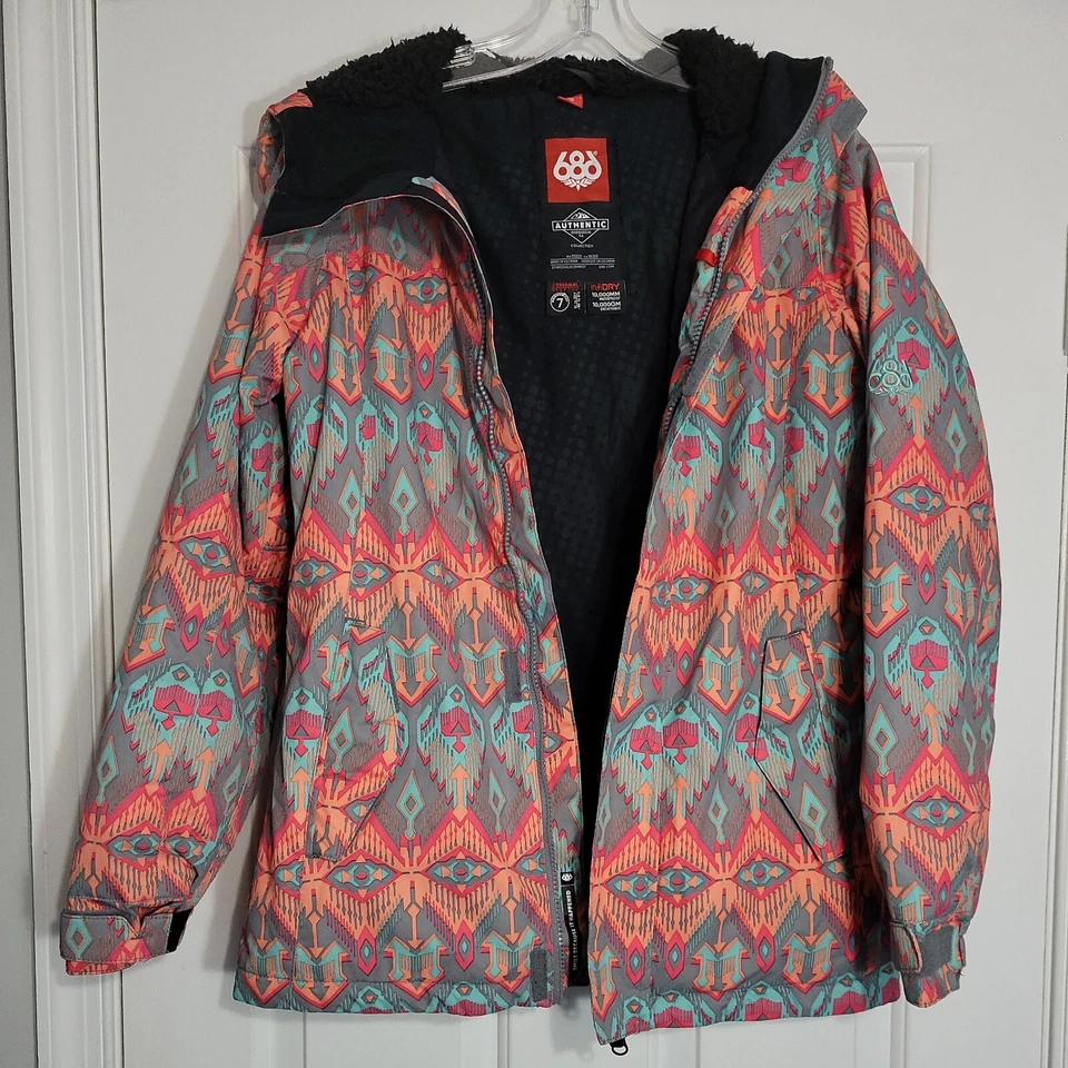 Chaqueta de esquí snowboard 686 auténtica para mujer Paradise aislada decorativa pequeña  Foto 3 de 4