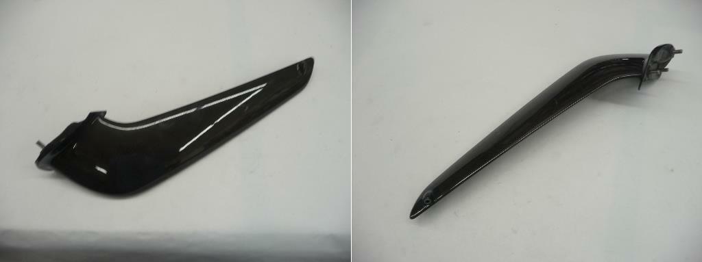 2010-15 Ferrari 458 Italia Spider Front Bumper Right Spoiler Carbon Fiber OEM A1