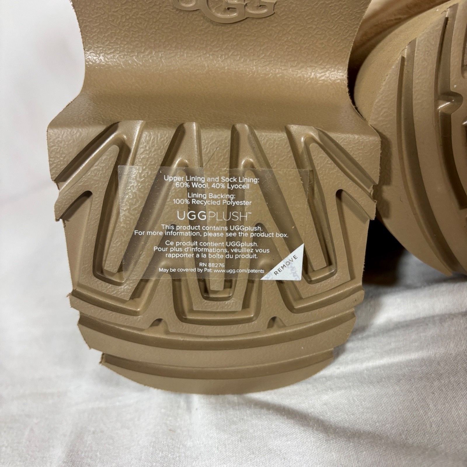 NEW UGG Classic New Heights Lace Up Wool SheepSkin Chestnut Suede Boot US 8/UK 6 image 10