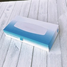 Facial Tissue, 2 Capas, Blanco, Caja Plana, 100 Hojas/caja, 30 Cajas/caja