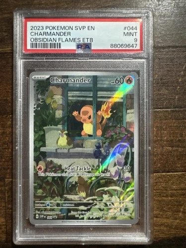 PSA 9 - 2023 Pokemon Obsidian Flames CHARMANDER 044 (0476)