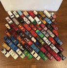 Vintage Lot 63 1970s/80s Hot Wheels Matchbox Corgi Tomica Etc. Cars Trucks Vans