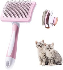 Vinabo Self-cleaning Pet Brush for Long and Short Hair, For Dogs, Cats, E