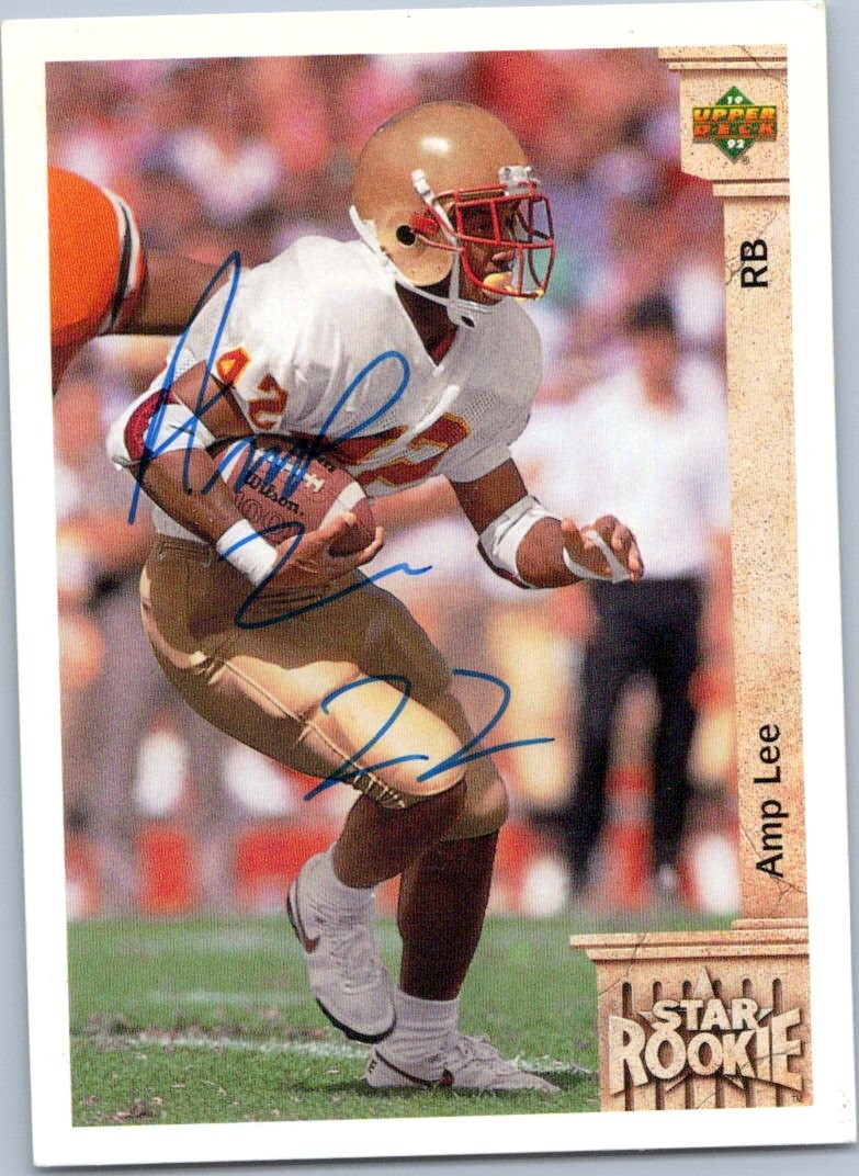1992 Upper Deck #13 Amp Lee - Autographed (No COA)