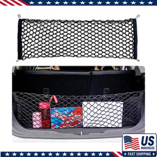 Truck Bed Organizer 43.3x15.7 Elastic Cargo Net 4 Metal Hooks