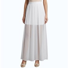 Show Me Your Mumu Princess Ariel Ballgown Ivory Sheer Women XXS NWT