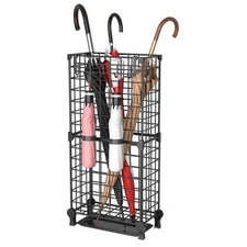 Umbrella Holder Entryway, Umbrella Stand Freestanding, Metal Square Umbrella ...