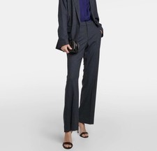 Vince Pinstripe Dress Pants Trouser Size 6 US In Blue / Multi Wool Blend