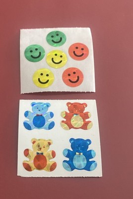 Set Of 2 - Prism Bears/Smiles Sticker Mods - 2x2 Inches Each
