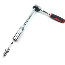 Magnetic Spark Plug Socket Wrench 14mm 16mm Removal Tool Swivel Drive Adapter