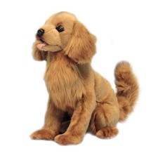 HANSA Golden Retriever Plush Dog Realistic Stuffed Animal 11in Japan