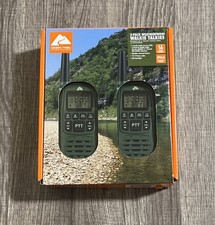 Ozark Trail 16 Mile Walkie Talkies 2-Pack Weatherproof Outdoor LED Green New