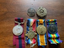 British WW1 Medal group all named Distinguished in the Field D.MacPherson RE