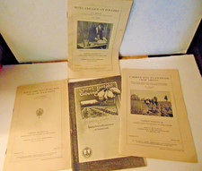 4 ANTIQUE US DEPT OF AGRICULTURE BOOKLETS-SWEET POTATO, FARM SEEDS, POULTRY LICE
