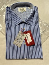 Ted Baker Endurance Mens Classic Fit Long Sleeve Button Up Shirt Size 16