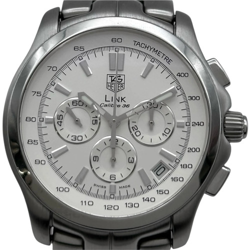 TAG HEUER 36 CT511B.BA0564 42mm SS Silver Dial Automatic Watch 2002 #OKW2017