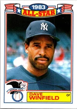 1984 Topps #8 Dave Winfield Glossy All-Stars baseball card 10SSS