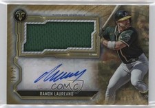 2020 Topps Triple Threads Single Jumbo Relics Gold 8/25 Ramon Laureano Auto 0r2f