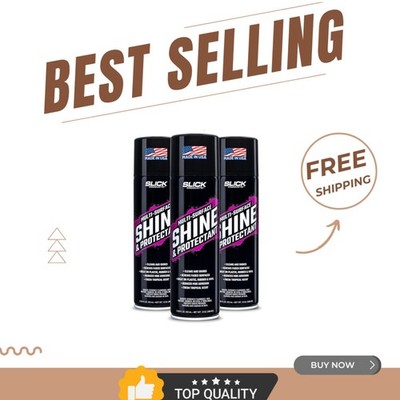 UV Protectant Spray   3-Pack of High Gloss Coating for Plastic & Vinyl