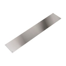 Satin Stainless Steel Kick or Finger Plates x6