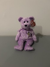 Ty Beanie Baby Decade purple - MWMT (2003 Bear)