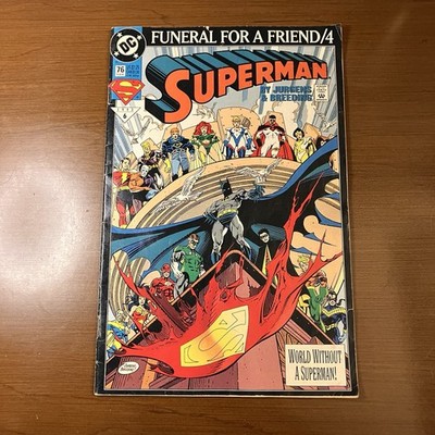1993 DC Comics Issue #76 (Funeral For A Friend) Superman's Death