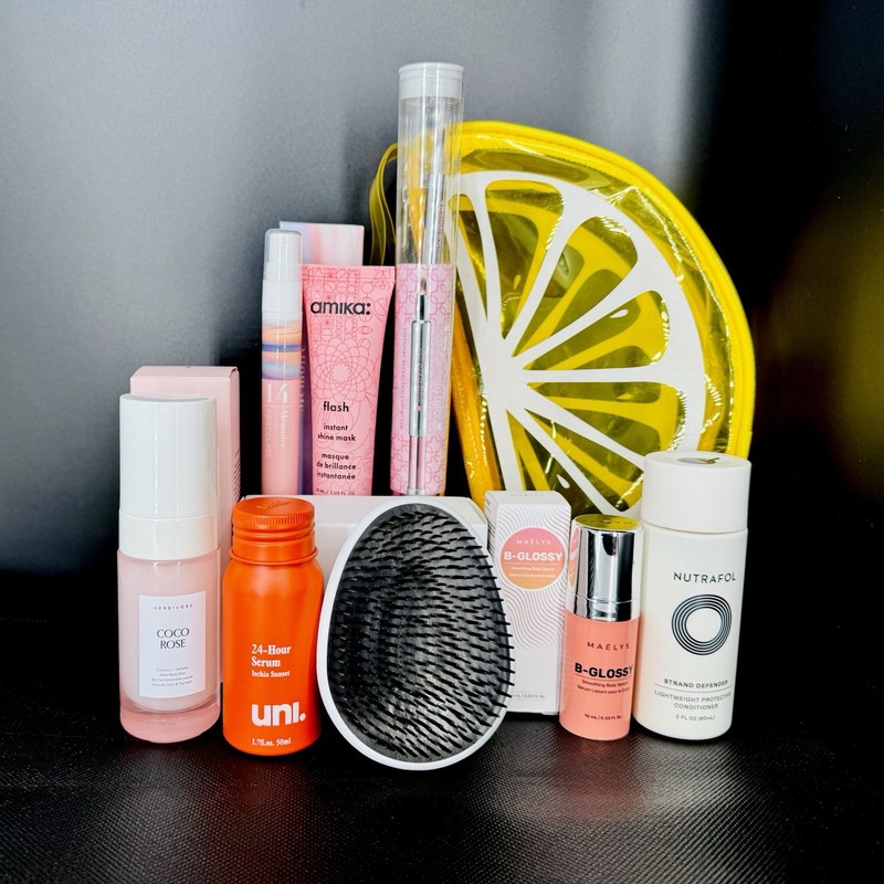 HOT DEAL Ulta Beauty Travel Bundle 10 Pc Amika Drunk Elephant Nutrafol Herbivore