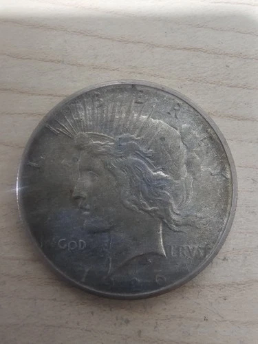 1926-P US Beautiful Peace Silver Dollar  EF Nice Coin!