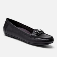 Vionic Kenya Black Leather Loafers