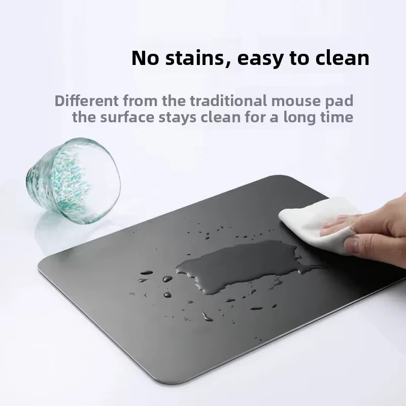 Antiscivolo Tappetino Mouse in Alluminio Personalizzabile per Ufficio - Immagine 2 di 4