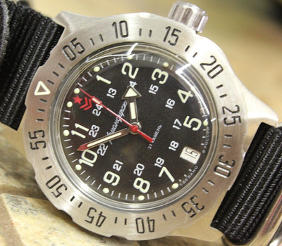 Vostok Komandirsky Mechanical Auto Winding Wrist Watch K-35 350751