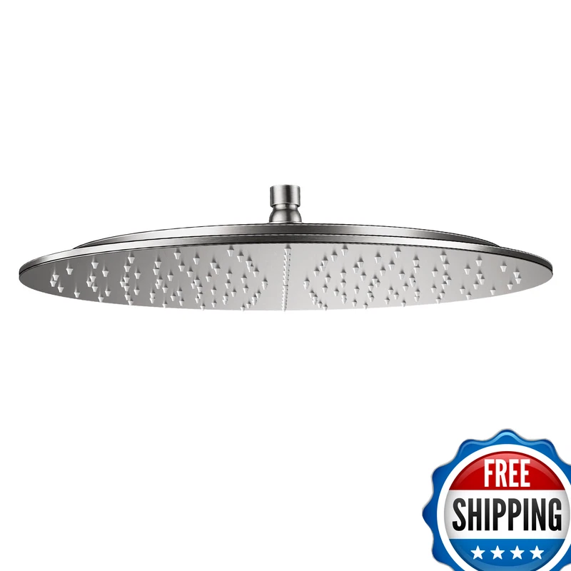 Guake Round Rain Shower Head Ultra-Thin Design 304 Stainless Steel Ceiling