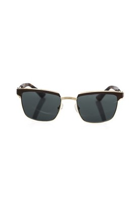 Frankie Morello Brown Metallic Men's Men's Sunglass