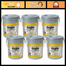 Dual-Sided Scrubbing Towels Canister, 6 Pack x 72 Count, Heavy-Duty Cleaning Wip