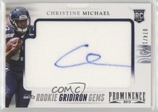2013 Prominence Rookie Gridiron Gems Signatures /105 Christine Michael Auto 0i5i