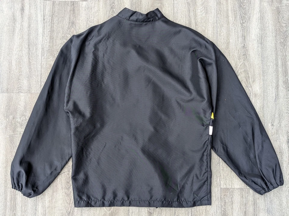 Vintage 70s Mens Rawlings Nylon Stripe Jacket Boston Bruins NHL Patch USA M - Image 2 of 4