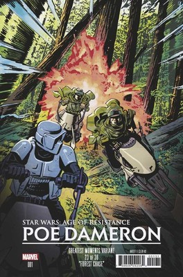Star Wars Aor Poe Dameron #1 Samnee Greatest Moments Variant