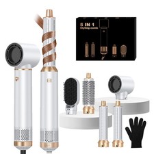 Blow Dryer Brush 5 in 1, Negative Ion Hair Dryer Brush Set Upgrade Hot Air Brush