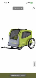 Schwinn Rascal 2 Bike Dog Trailer Easy Foldable Carrier for Small and Large Pets