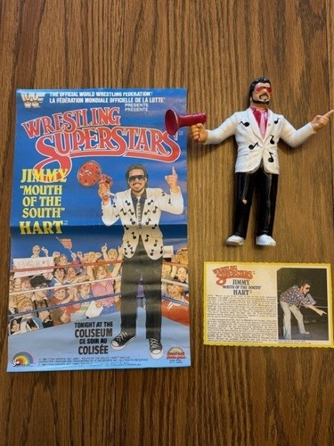 Vintage LJN WWF Wrestling Superstars 1986 Jimmy Ha...