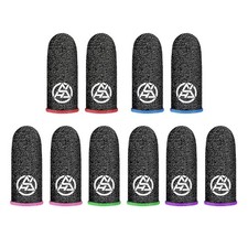 Anti Sweat Tactile Gaming Glowing Finger Covers With Precise Grip For Shooters
