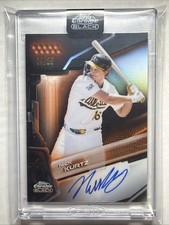 2026 Topps Chrome Black Nick Kurtz Orange Auto /25 CBA-NK