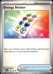 Energy Sticker 159/165 Scarlet & Violet 151 Uncommon