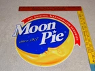 VINTAGE MOON PIE SINCE 1917 MARSHMALLOW SANDWICH METAL FOOD SNACK GAS & OIL SIGN