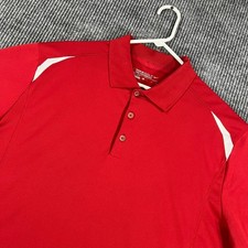 Nike Golf Tour Performance Polo Shirt Mens XL Extra Large Red Short Sleeve