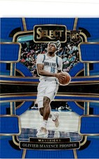 2023-24 Panini Select #85 Olivier-Maxence Prosper Blue Prizms Dallas Mavericks