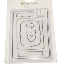 American Crafts Becky Higgins Project Life 8pc Die Set CUT YOUR OWN PLACE CARDS