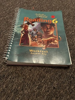 BJU Press Reading 6, As Full as the World, Worktext Answer Key