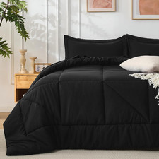 7 Pieces King Comforter Set - Utral Soft Microfiber Bedding Set, Thick Duvet Ins