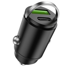 100W Super Fast Car Charger 2-in-1 USB C USB-A Cigarette Lighter Adapter